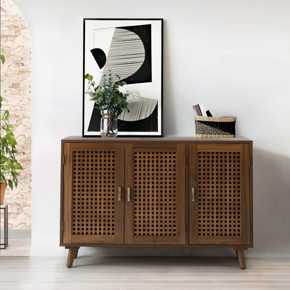 Alexis 3-Door Accent Cabinet, Espresso