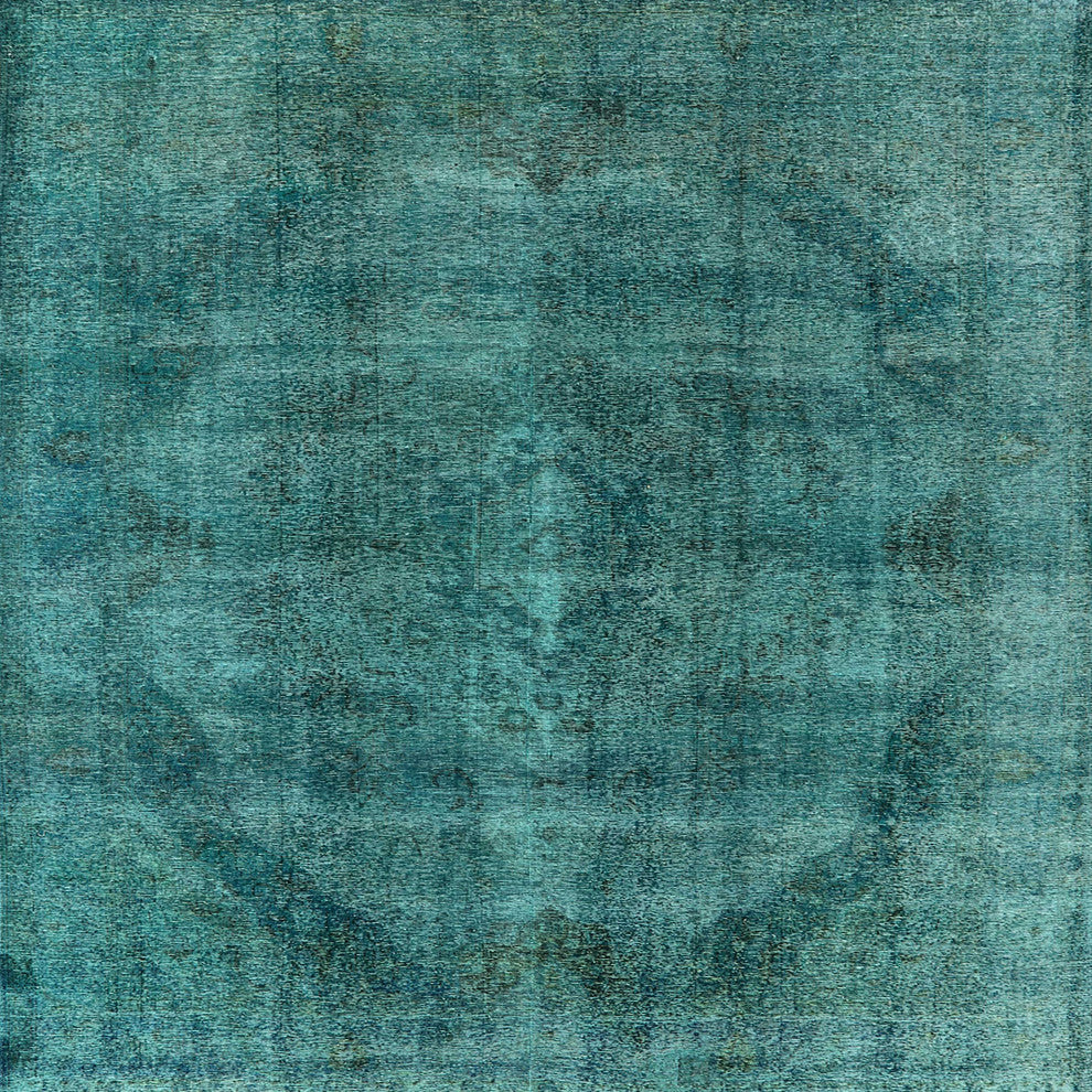 Ahgly Company Indoor Square Mid-Century Modern Area Rugs, 8' Square