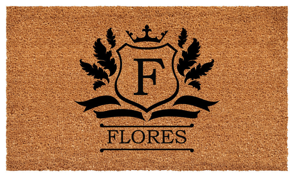 Calloway Mills Imperial Doormat, 17"x29", Letter F