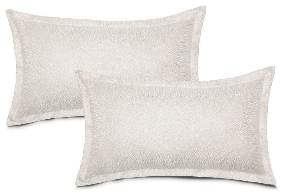 Potenza 3-Piece Queen Bed Throw Set - Pearl