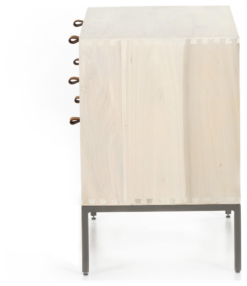 Trey Large Nightstand-Dove Poplar