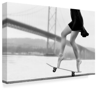 Howard Ashton Jones 'Skater Girl' Canvas Art, 24"x16"