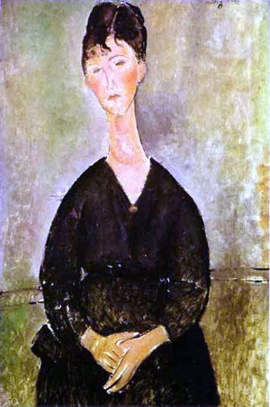 Amedeo Modigliani Cafe Singer, 18"x27" Wall Decal