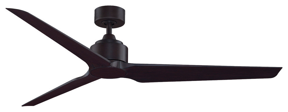 Fanimation TriAire Custom Ceiling Fan Dark Bronze/Dark Walnut, 64"