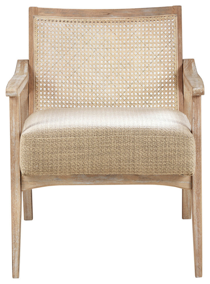 INK+IVY Kelly Accent Chair Dining Chairs, Natural, Accent Chair