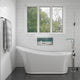 Alfi brand AB2180-PC Floor Mount Tub Filler w/ Shower Head Polished Chrome