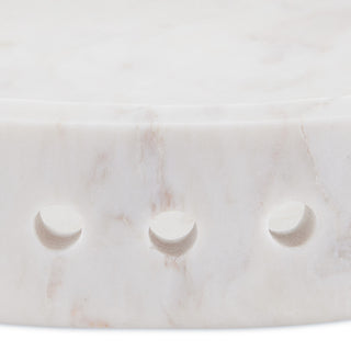 Freya White Marble Large Tray