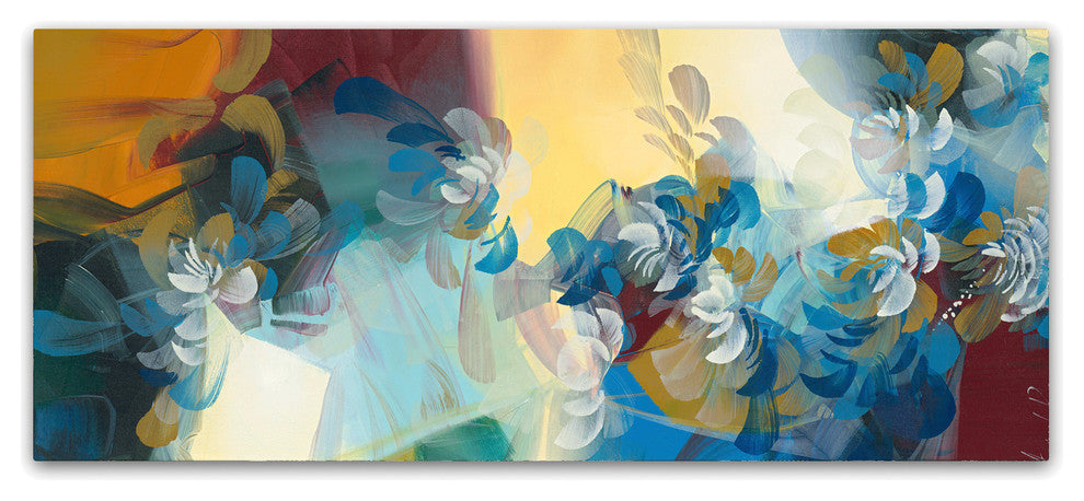 Andrea 'Sunrise' Canvas Art, 24"x10"