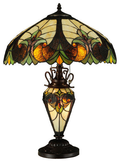 Meyda Lighting 134528 25"H Sebastian Table Lamp