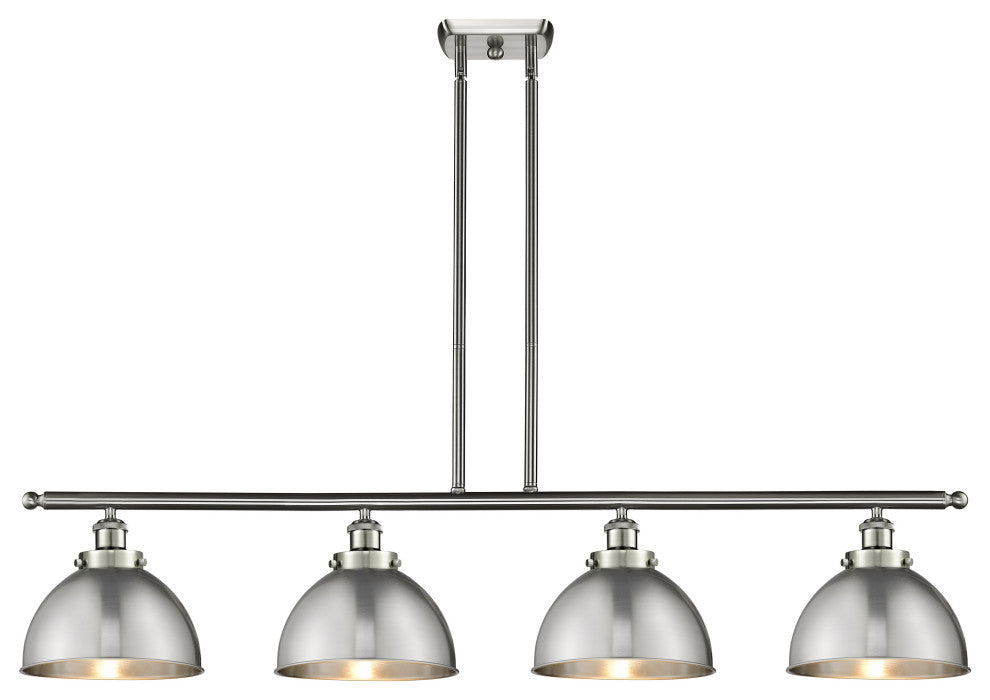 Ballston Urban Island Light, Brushed Satin Nickel, LED