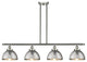 Ballston Urban Island Light, Brushed Satin Nickel, LED