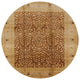 Ahgly Company Indoor Round Mid-Century Modern Area Rugs, 3' Round