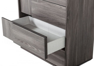 Nova Domus Asus Italian Modern Elm Gray Chest