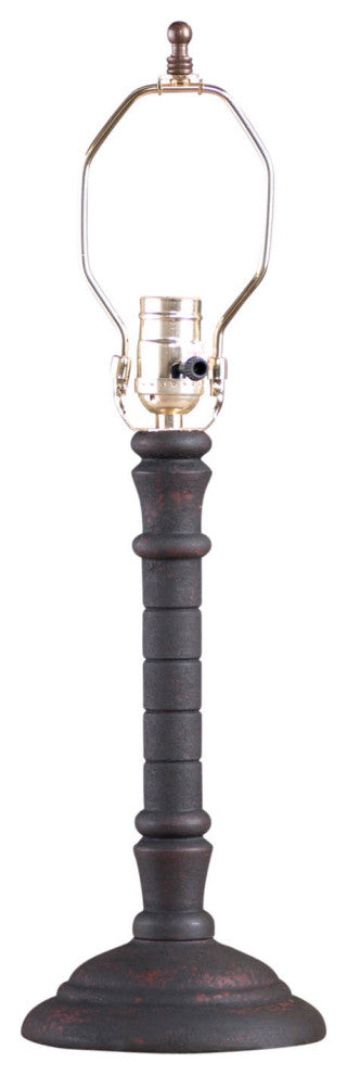 Gatlin Lamp Base, Hartford Black Over Red