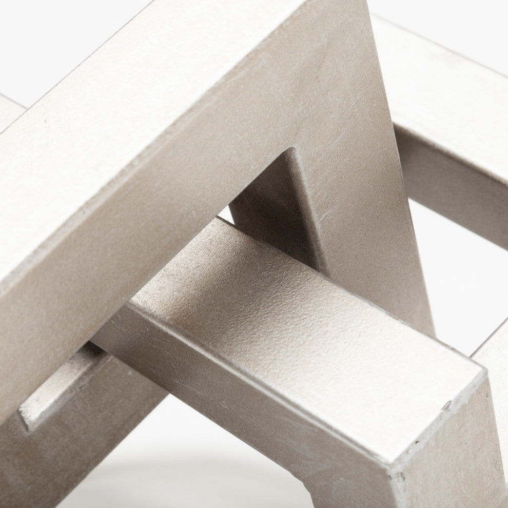 Link I Silver Metal Link Object, Small