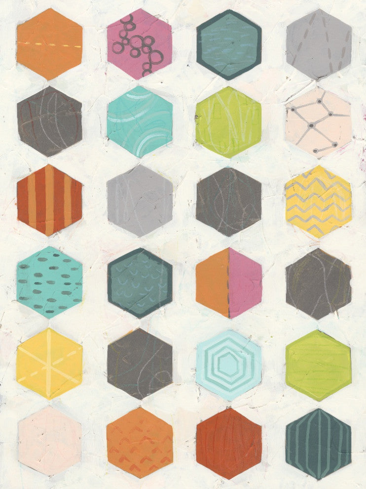 "Pattern Interaction I" Fine Art Giant Canvas Print, 54"x72"