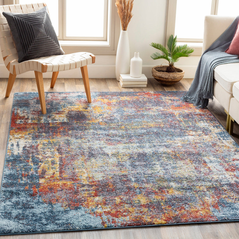 Ankara AKR-2315 Rug, Teal, 7'10"x10'3"