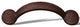 Oil Rubbed Bronze RKI Shell Pull, RKICP413RB