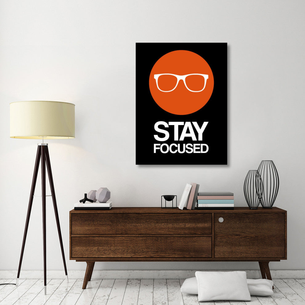"Stay Focused Circle Poster 2" Fine Art Print