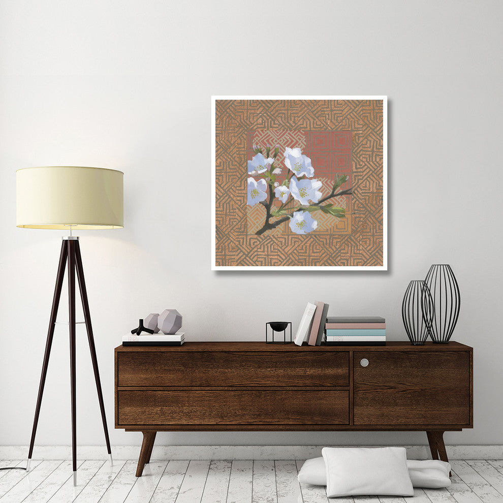 "Spring Pear Blossoms" Digital Paper Print by Kathrine Lovell, 42"x42"
