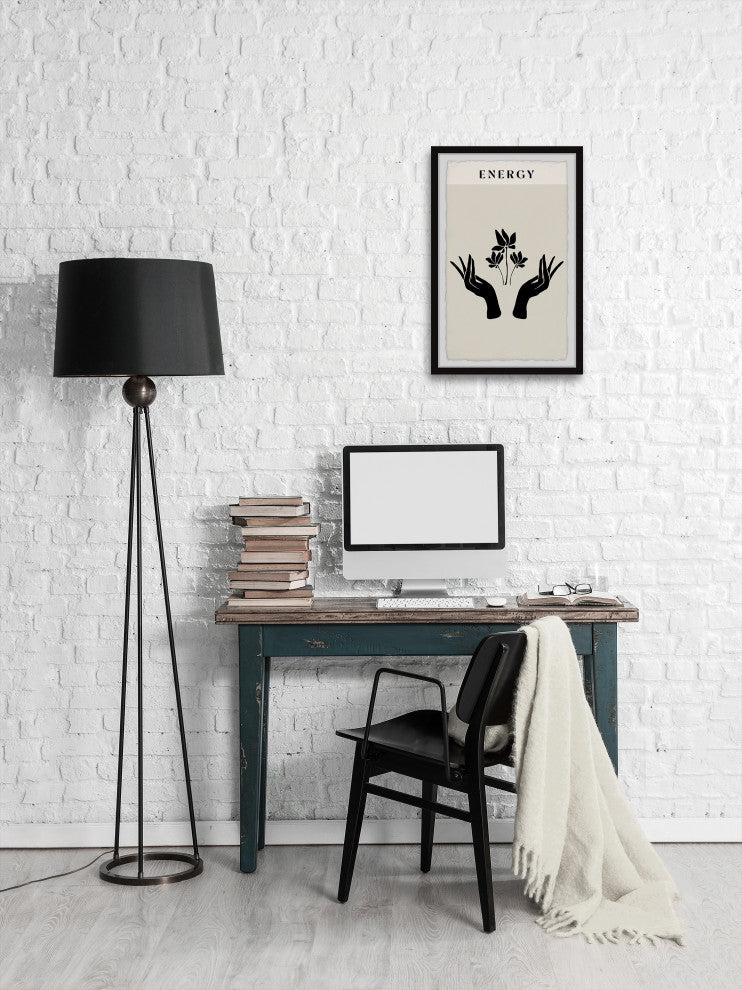 "Everything Is Energy" Framed Painting Print, 12x18