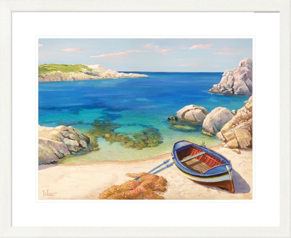 "Sardegna" Framed Digital Print by Adriano Galasso, 33x27"