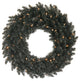 30" Black Fir Wreath Dural 100Cl 260T