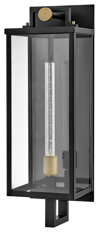 Hinkley Catalina Large Wall Mount Lantern, Black