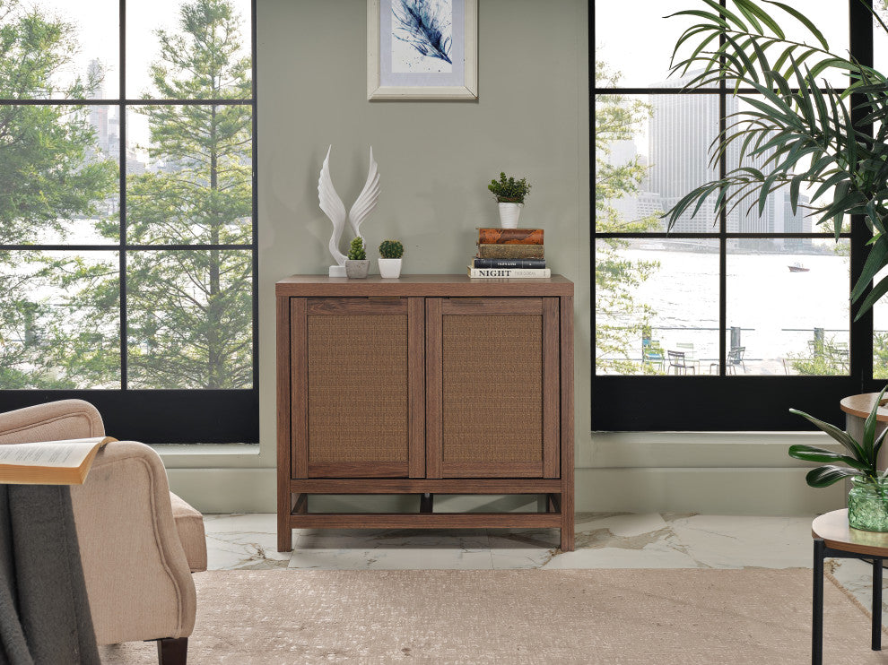 Arden 2 Door Console(Alegro Walnut