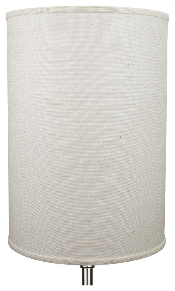 Fenchel Shades 14"x14"x20" Spider Attachment Drum Lamp Shade, Burlap Off W