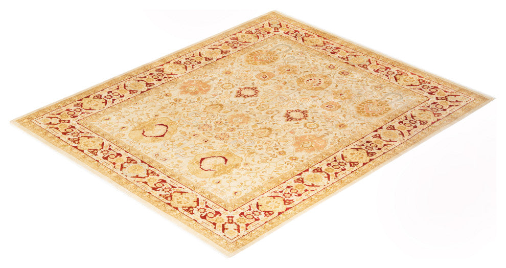 Mogul, One-of-a-Kind Hand-Knotted Area Rug Ivory, 8' 3" x 9' 10"