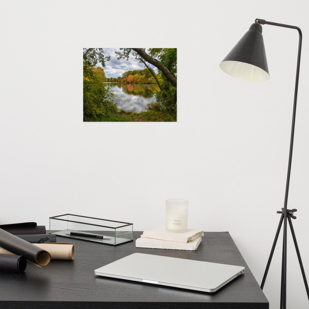 Lost in Autumn Color Landscape Photo, Rural Unframed Wall Art Print, 11" X 14"