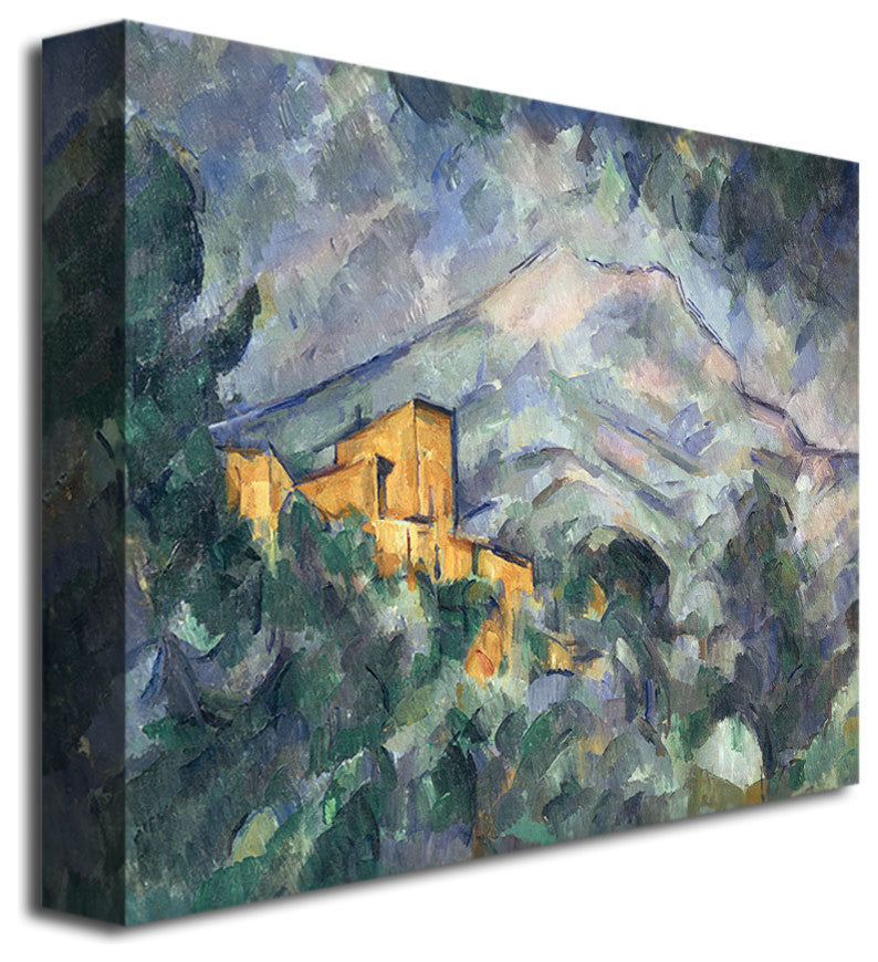 'Montagne Sainte-Victoire' Canvas Art by Paul Cezanne