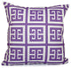 Geometric Decorative Pillow, Heather, 18"x18"