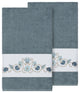 Bella 2 Piece Embellished Bath Towel Set