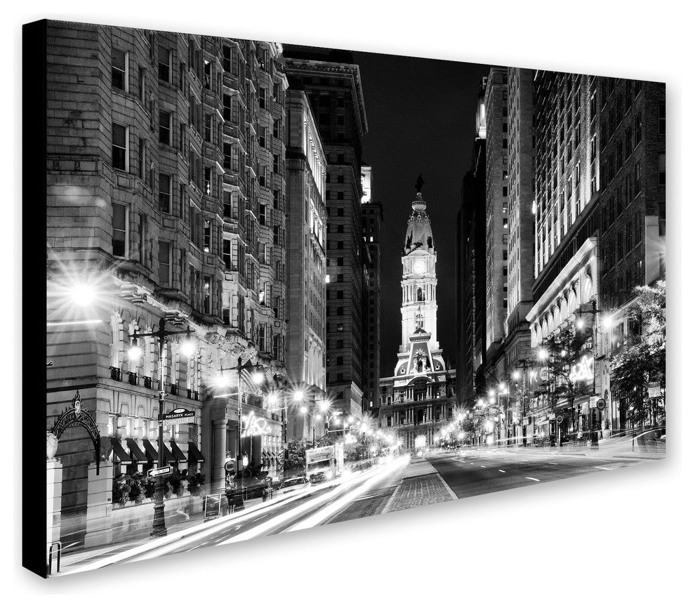 Philippe Hugonnard ''City Hall Philadelphia'' Canvas Art, 16x24