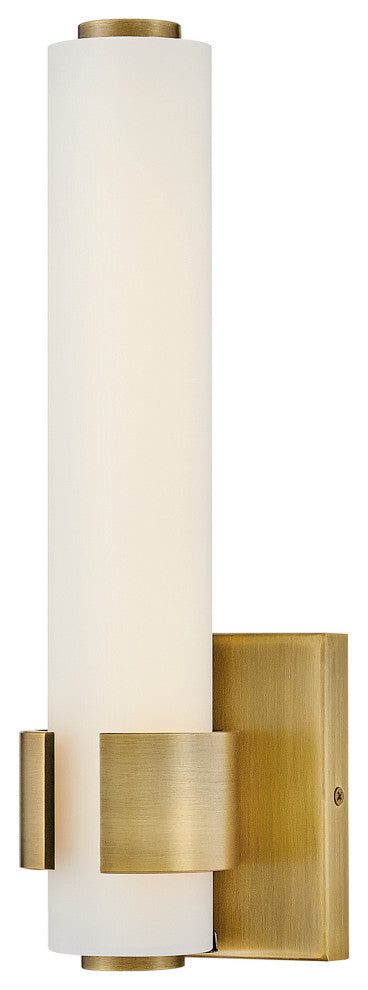 Hinkley Aiden Medium Led Sconce, Lacquered Brass