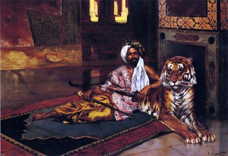 Rudolph Ernst The Sheik's Favorite, 18"x27" Gallery Wrapped Canvas Print