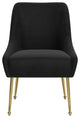 Maxine Dining Chair Black & Gold