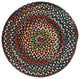 Capel St. Johnsbury Darkest Black 0440_300 Braided Rugs - 9' 6" Round