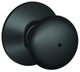 Schlage Plymouth Privacy Knob, Matte Black