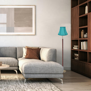 Bell Lamp Shade, 5x9x7", Teal, Set of 2