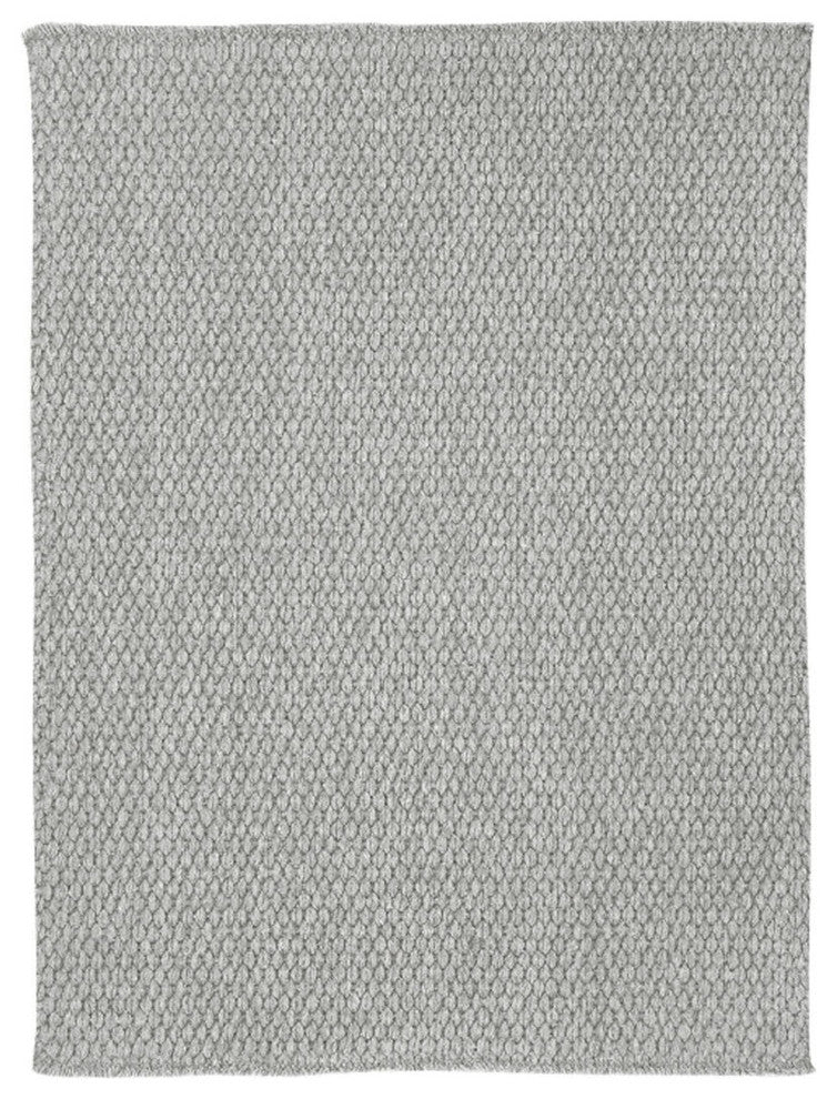 Capel Lawson Steel 0209_300 Flat Woven Rugs - 7' X 9' Vertical Stripe Rectangle