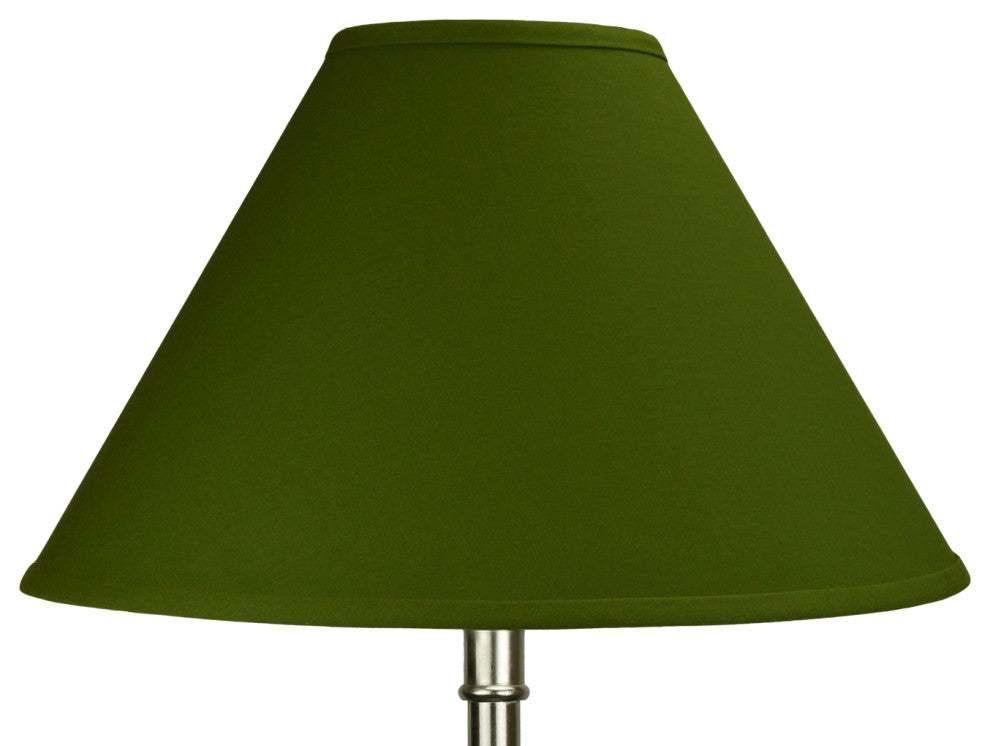 Fenchel Shades 6"x18"x12" Spider Attachment Empire Lamp Shade, Linen Avocado