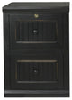 Eagle Furniture Coastal 2-Drawer File Cabinet, Smokey Blue