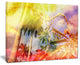 "Yellow Retro Palm Trees" Canvas Print
