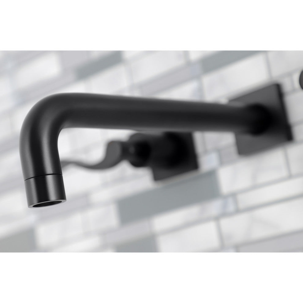 KS6020DFL Wall Mount Tub Faucet, Matte Black