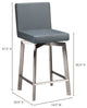 Contemporary Giro Swivel Counter Stool Grey - Grey