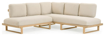 Evan Cream Outdoor L-Sectional