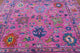 8' Square Turkish Oushak Hand Knotted Wool Rug - Q13624